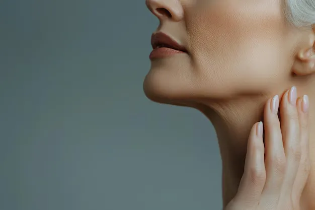 نتائج شد الرقبة بدون جراحة باستخدام الخيوط التجميلية