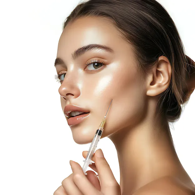 نتائج ابر تحفيز الكولاجين للوجه قبل وبعد في مركز لاروز لتحسين نضارة البشرة وشد الجلد