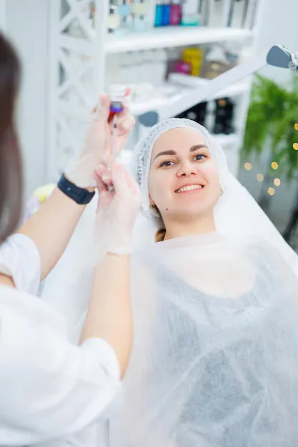 جلسة نضارة للبشرة مع دكتور نجلاء الزغبي في مركز لاروز بنها