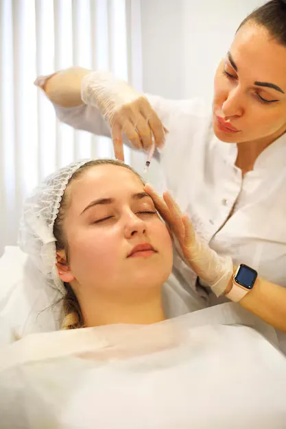 جلسة نضارة للبشرة مع دكتور نجلاء الزغبي في مركز لاروز بنها