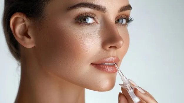 نتائج مبتسمة بعد جلسة الفيلر الهجين للوجه