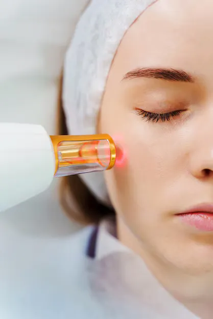 علاج آثار حب الشباب بفراكشنال ليزر CO2