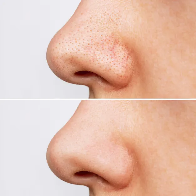 استشارة دكتور نجلاء لعلاج الرؤوس السوداء في الأنف نهائيًا داخل مركز لاروز